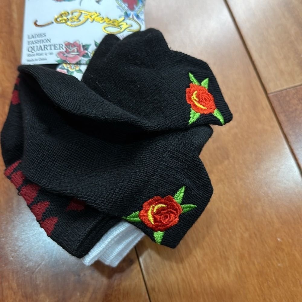 NWT Ed Hardy Graphic 6 Packs Socks - Picture 3 of 7